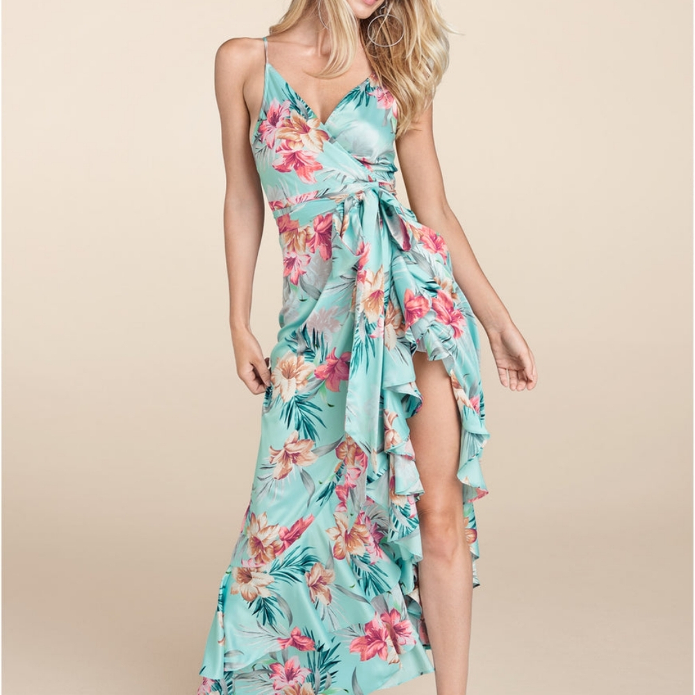 Venus Ladies Floral Print Wrap Dress